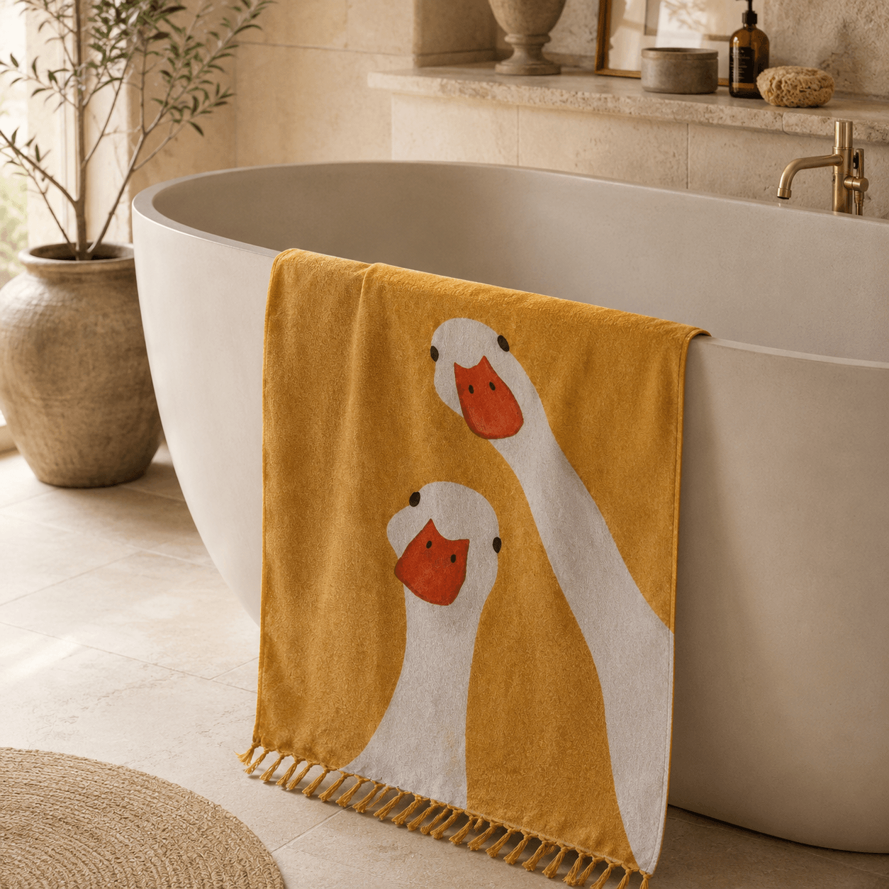 Sunny Goose Jacquard Towel