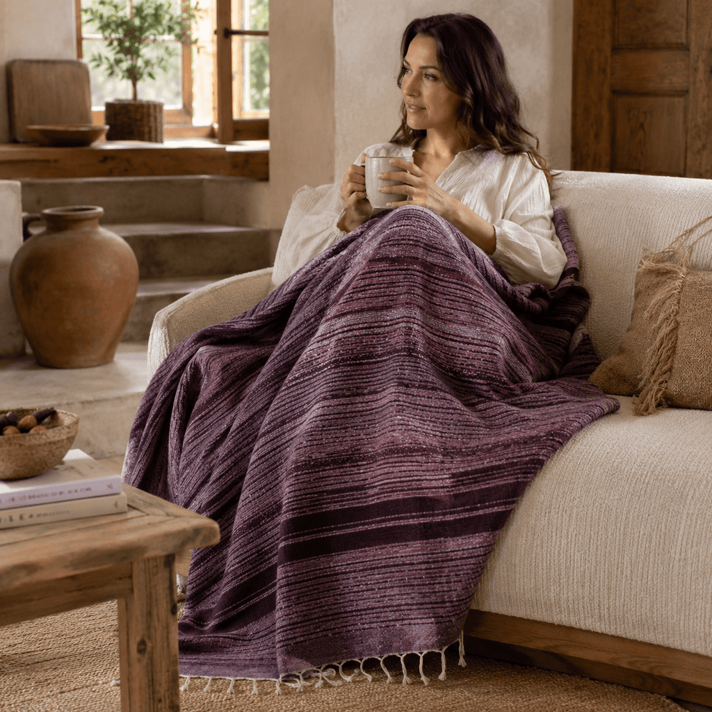 Selene Jacquard OEKO-TEX® Certified Bed Throw