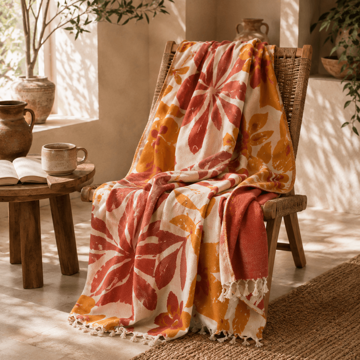 Caria Jacquard OEKO-TEX® Certified Bed Throw