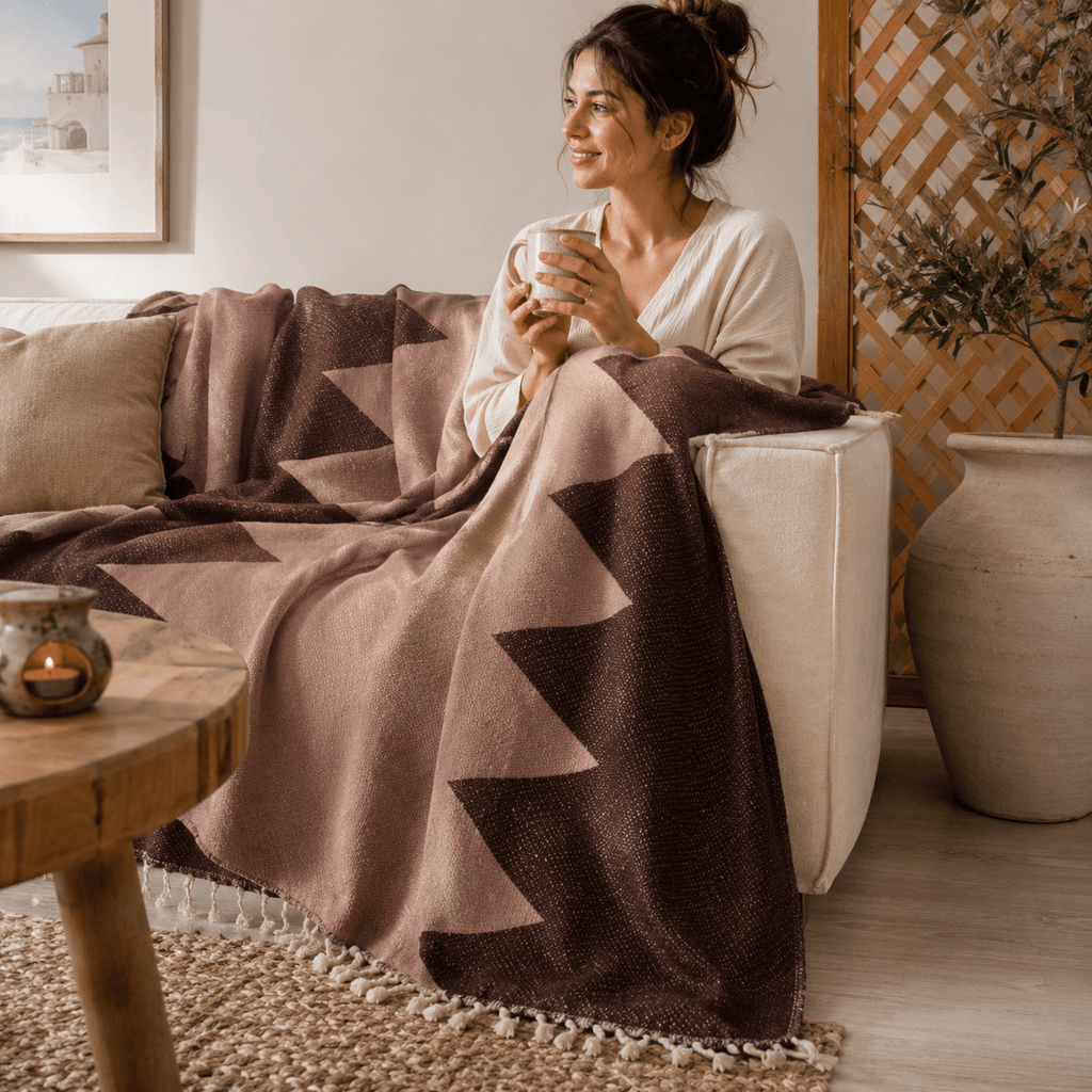 Lykia Jacquard OEKO-TEX® Certified Bed Throw