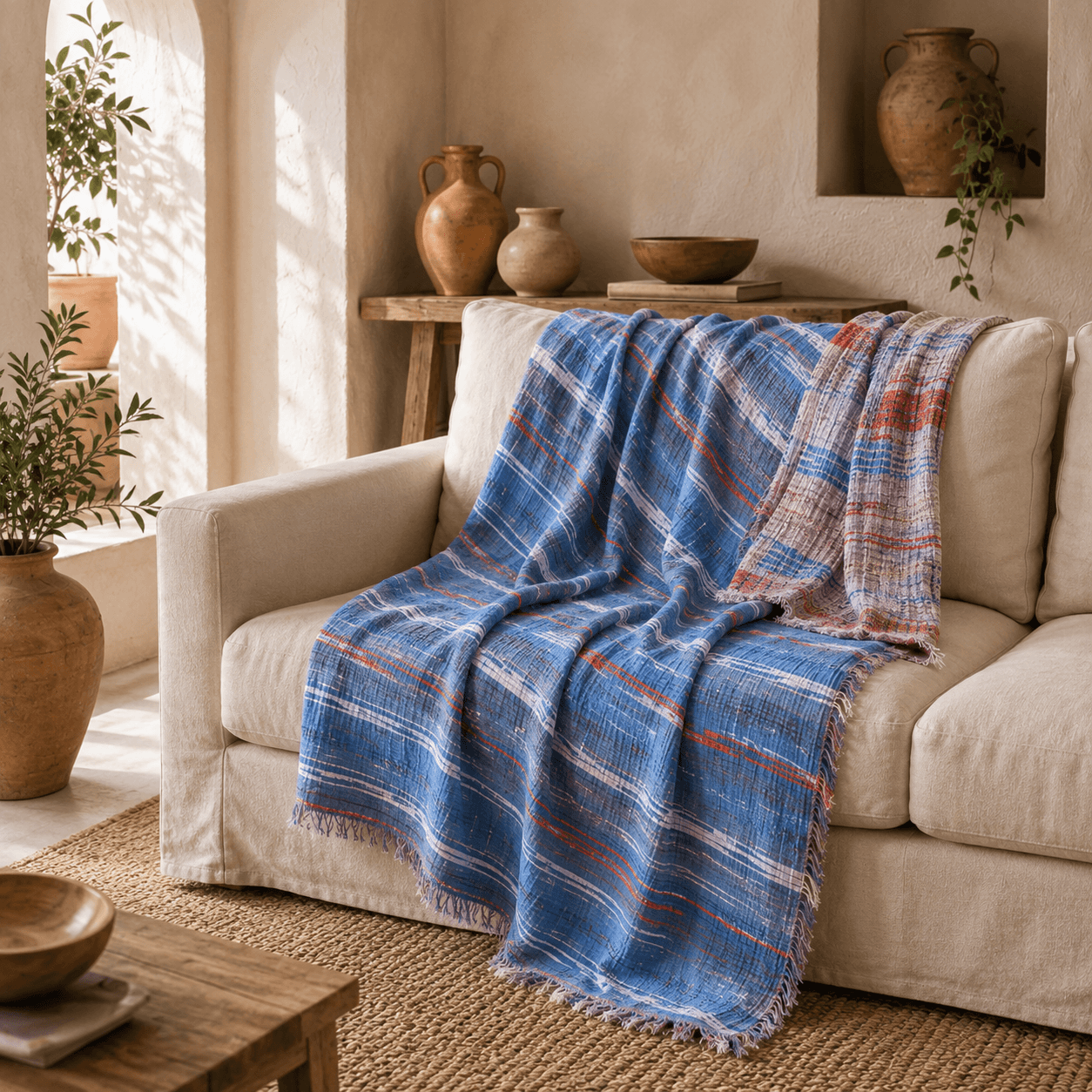 Aegea Muslin OEKO-TEX® Certified Bed Throw