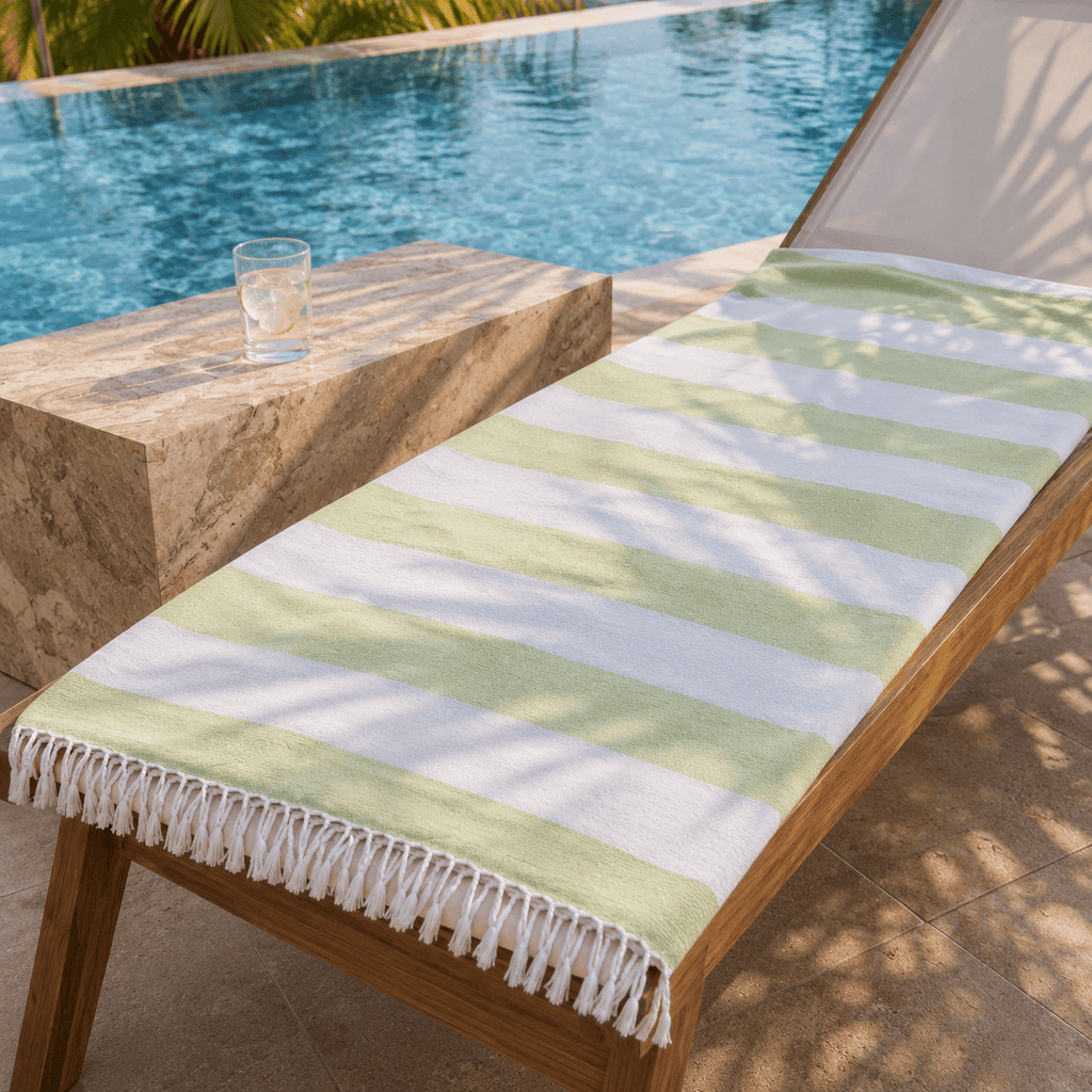 Riviera Stripe Terry OEKO-TEX® Bath Towell