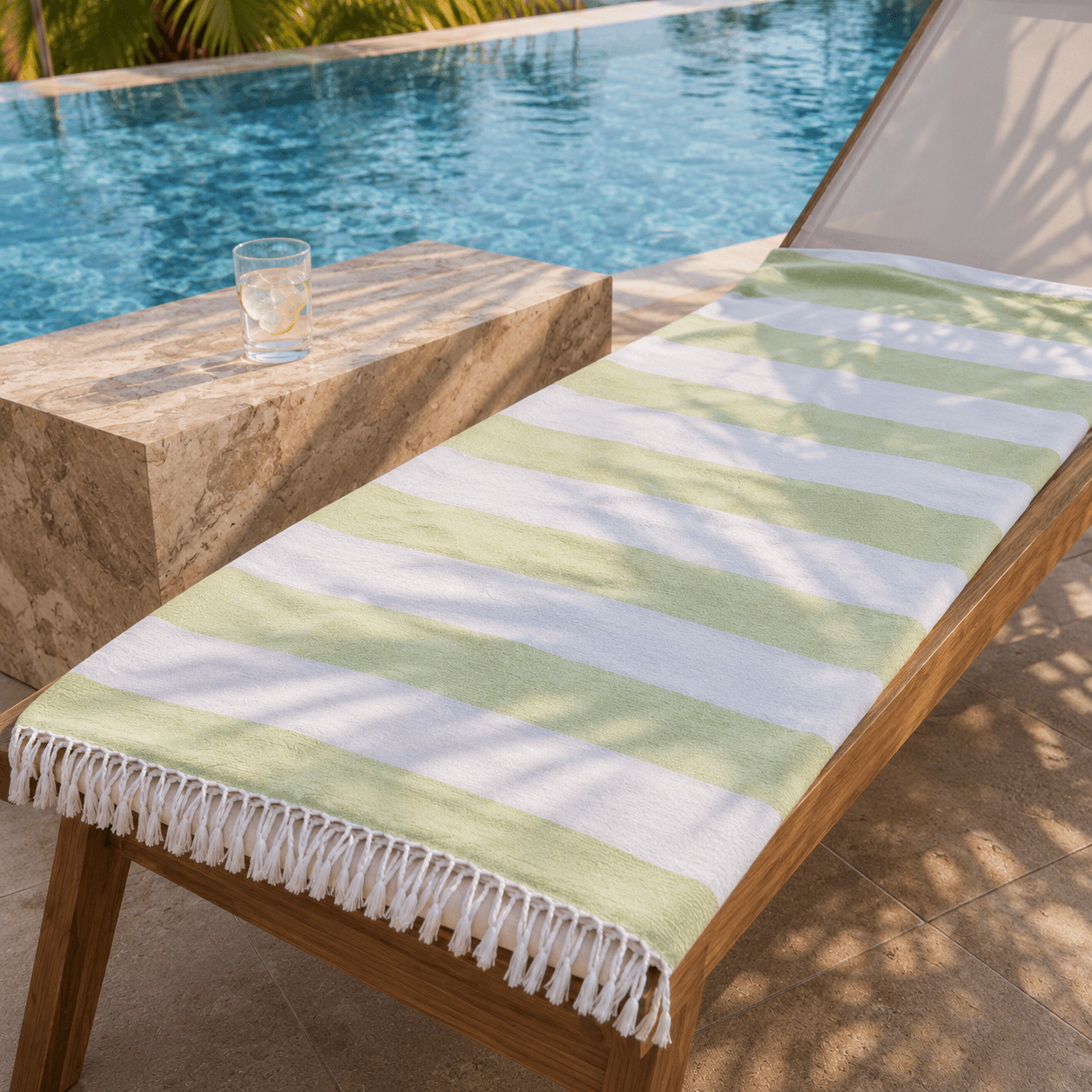 Riviera Stripe Terry OEKO-TEX® Bath Towell