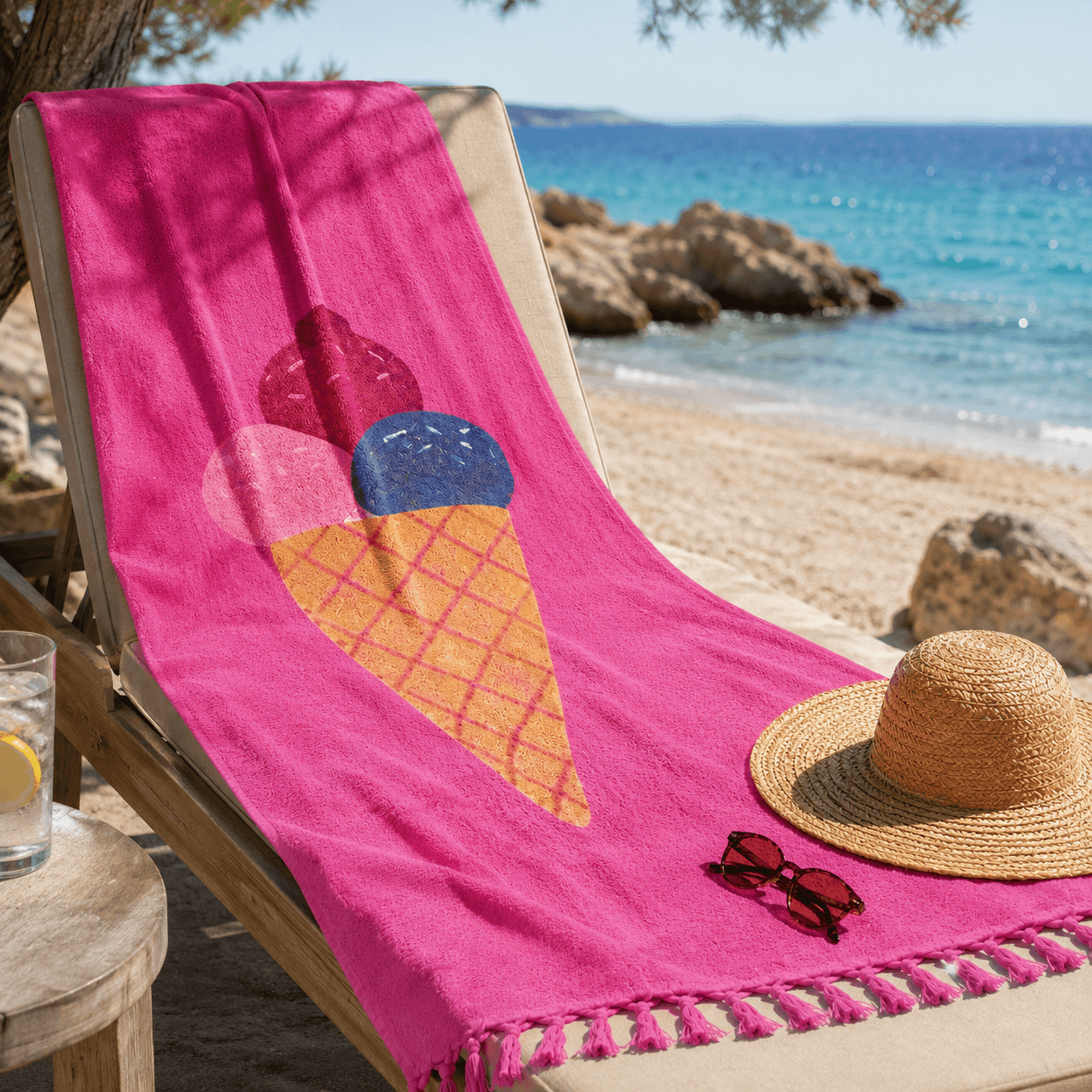 Gelato Pop Jacquard Towel