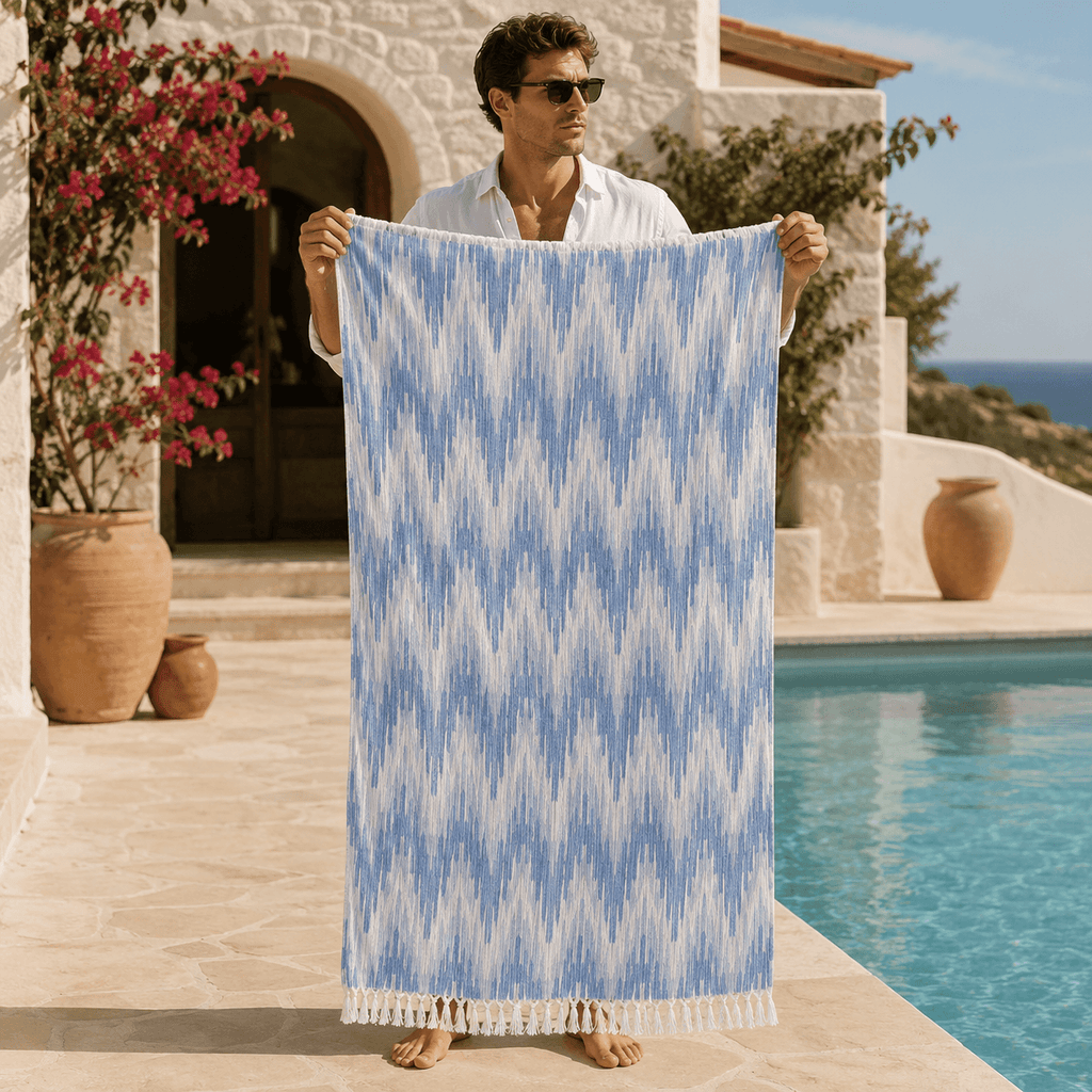 Marrakesh Premium Jacquard Peshtemal OEKO-TEX® Beach Towel