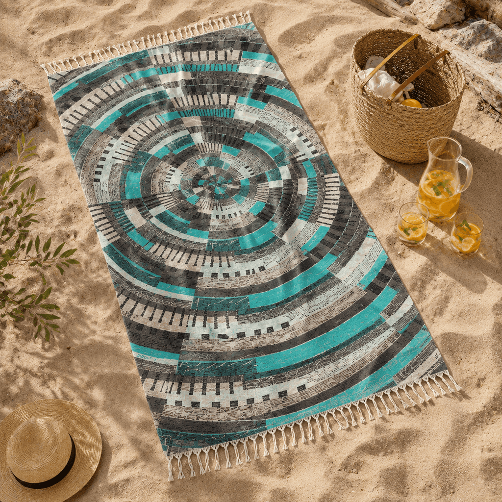 Orbit Weave Premium Jacquard Peshtemal OEKO-TEX® Beach Towel