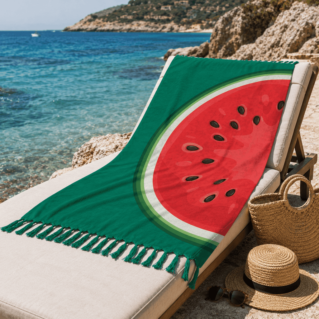 Watermelon Splash Jacquard Towel