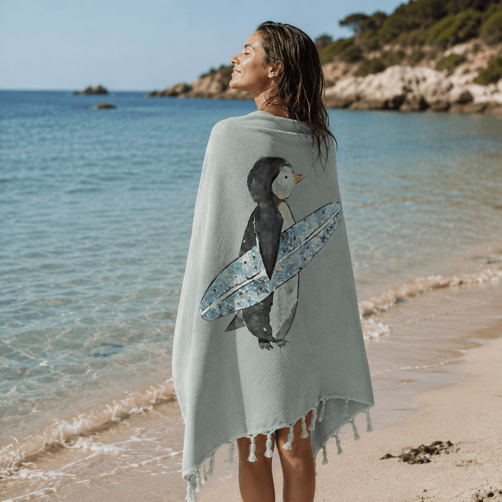 Penguin Surf Jacquard Towel