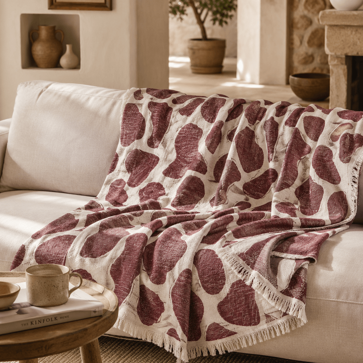 Karia Snowflake Jacquared OEKO-TEX® Certified Bed Throw