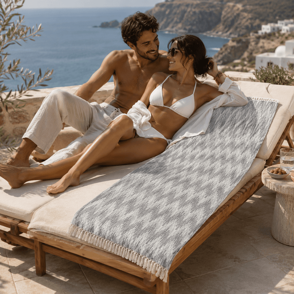 Marrakesh Premium Jacquard Peshtemal OEKO-TEX® Beach Towel