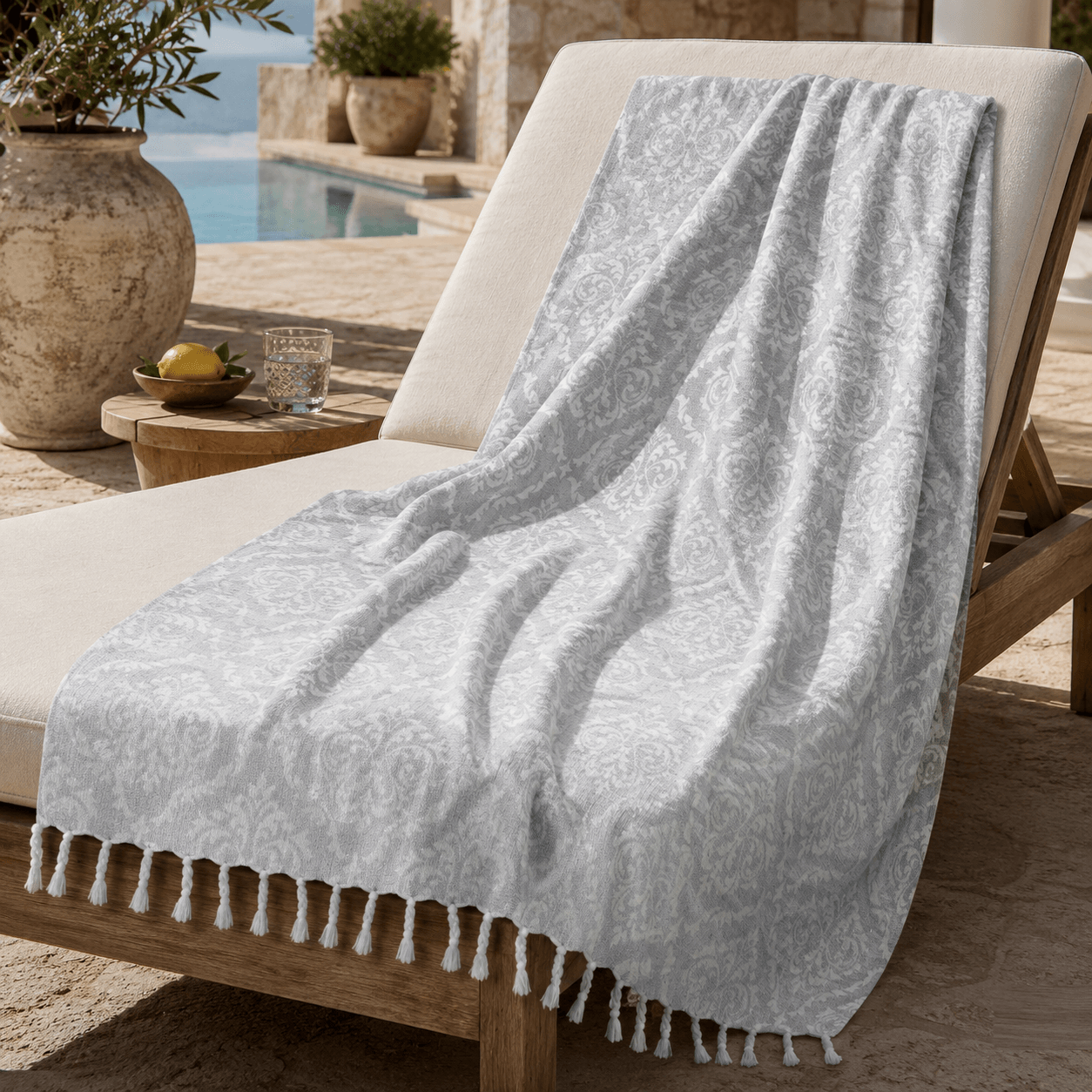 Selene Medallion Premium Jacquard Peshtemal OEKO-TEX®