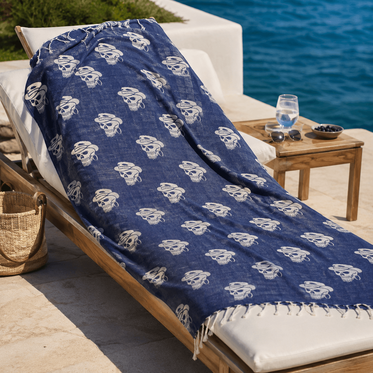 Nomad Skull Premium Jacquard Peshtemal OEKO-TEX®