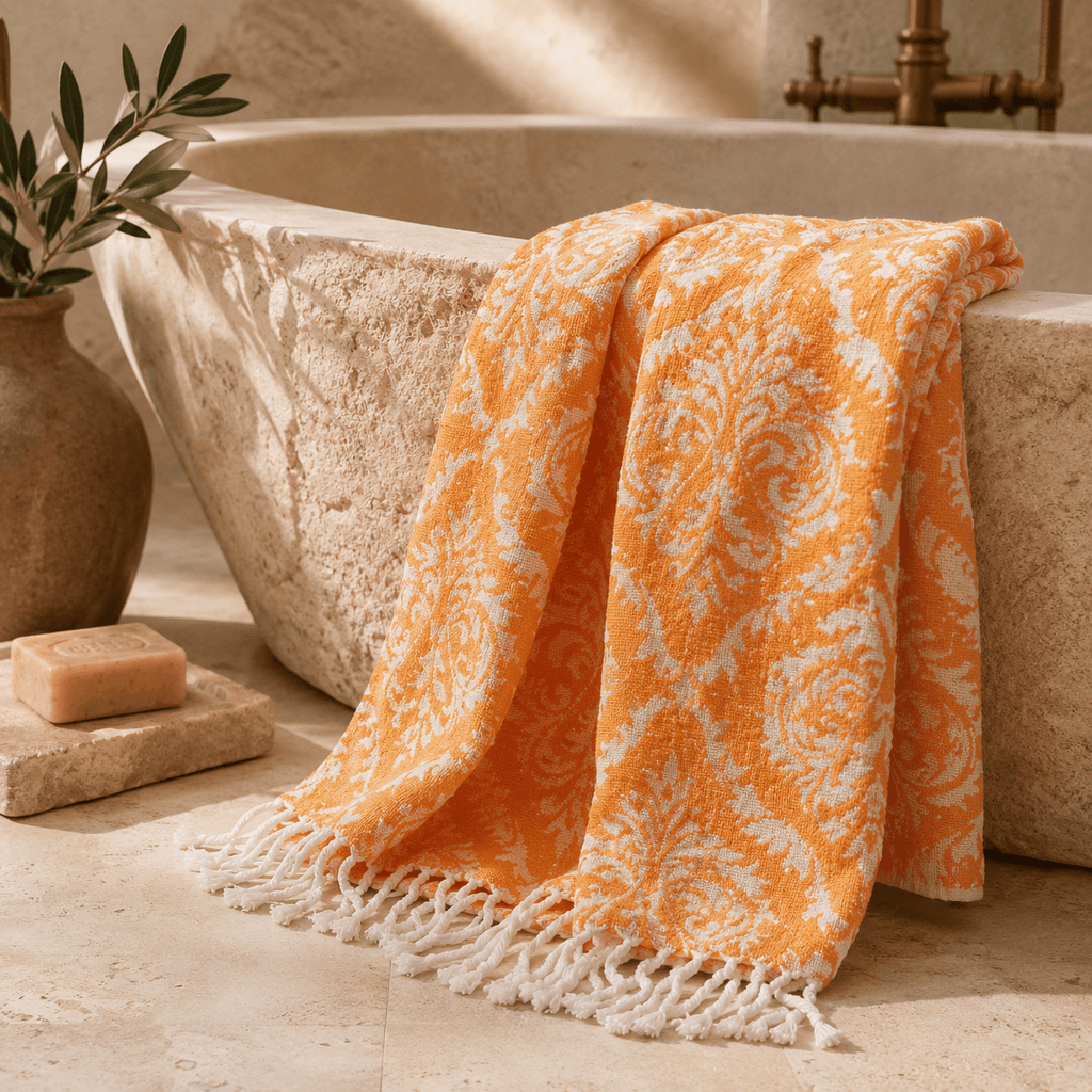 Selene Medallion Premium Jacquard Peshtemal OEKO-TEX® Beach Towel