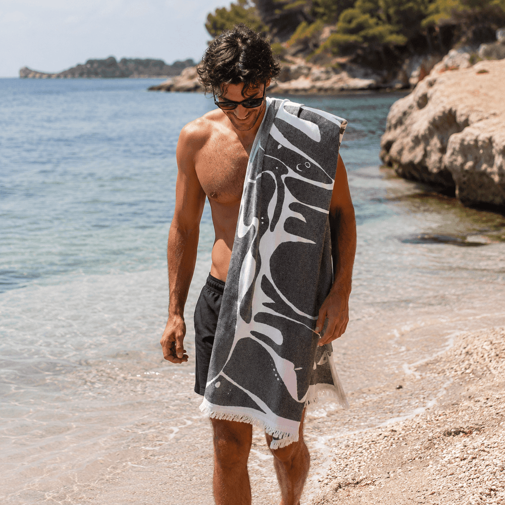Aegean Shoal Premium Jacquard Peshtemal OEKO-TEX® Beach Towel