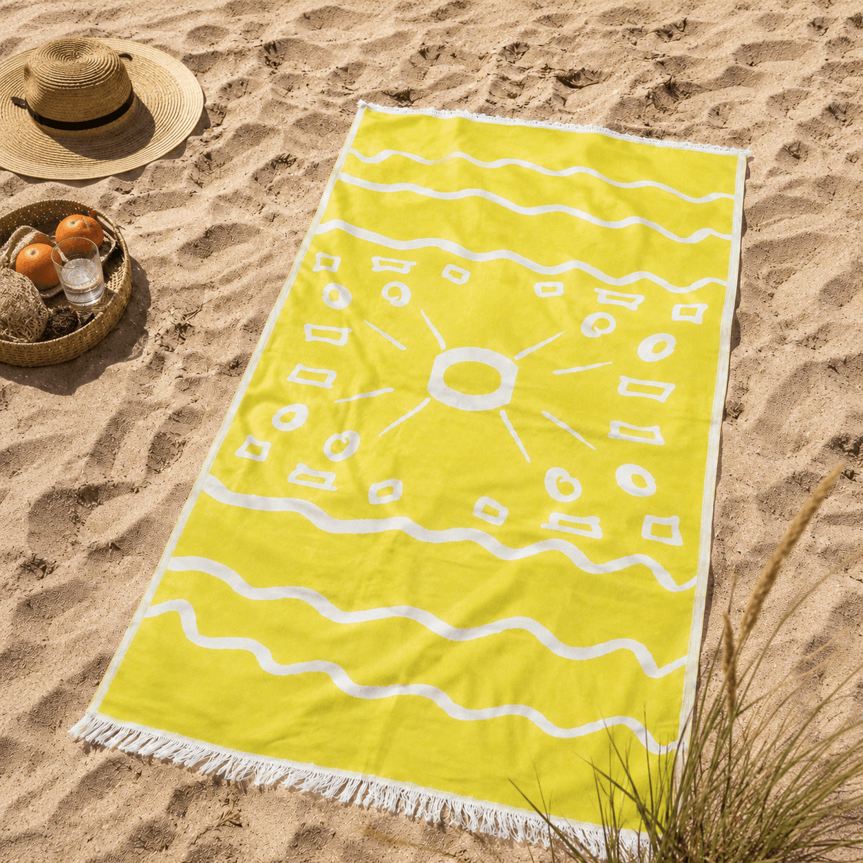 Boho Premium Jacquard Peshtemal OEKO-TEX® Beach Towel