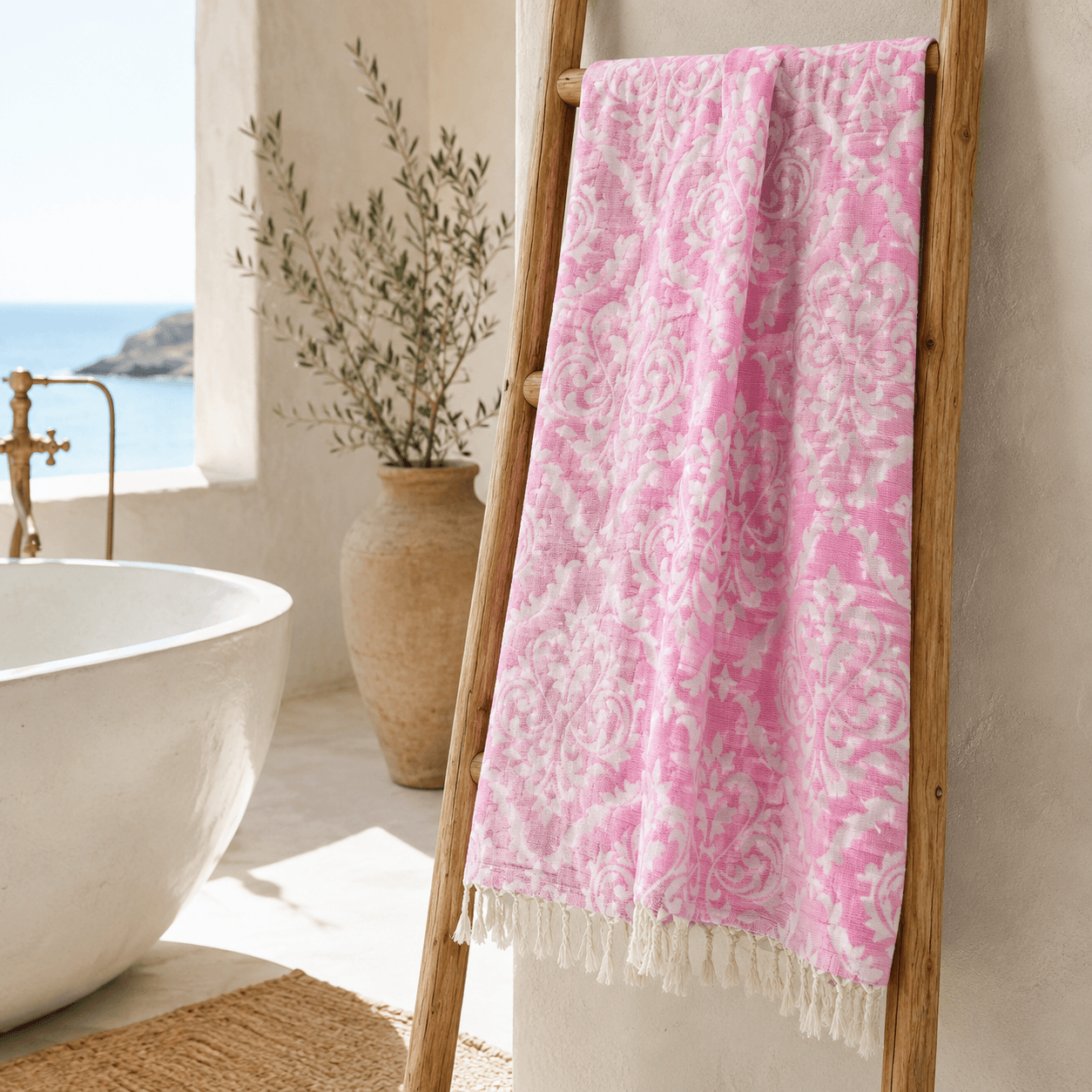 Selene Medallion Premium Jacquard Peshtemal OEKO-TEX®