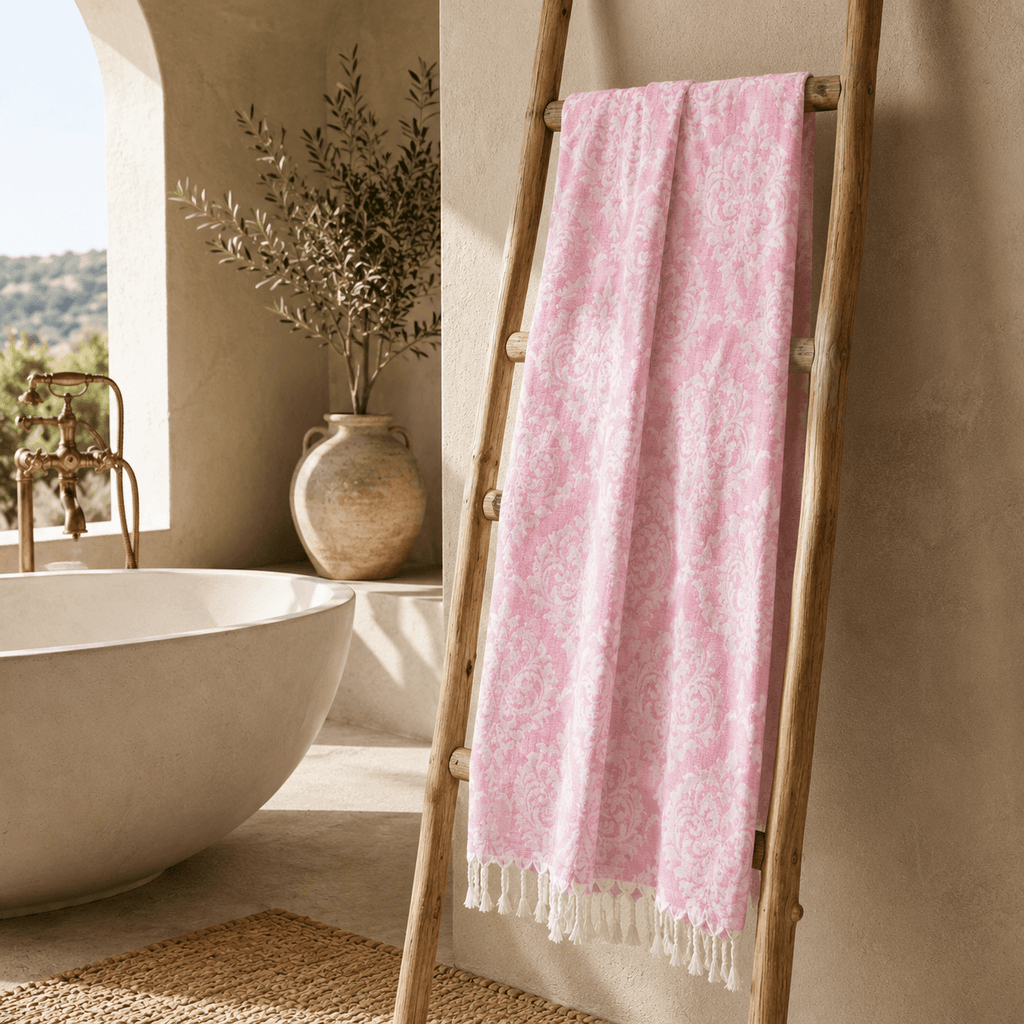 Selene Medallion Premium Jacquard Peshtemal OEKO-TEX® Beach Towel