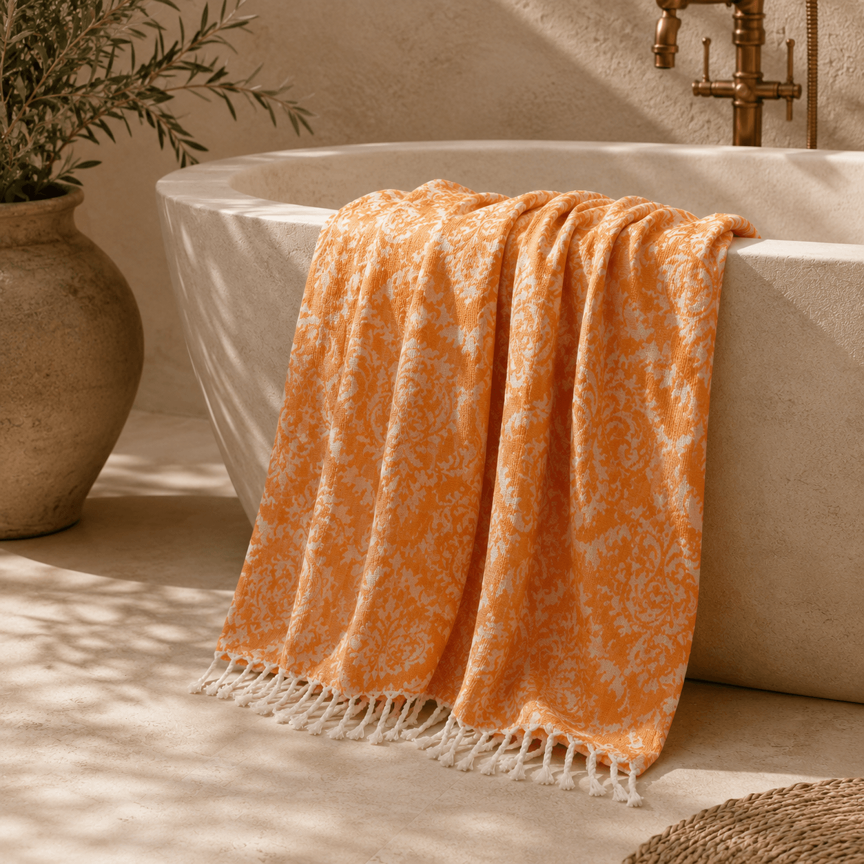 Selene Medallion Premium Jacquard Peshtemal OEKO-TEX®