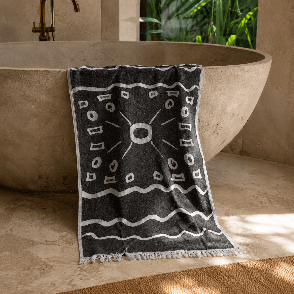 Boho Premium Jacquard Peshtemal OEKO-TEX® Beach Towel