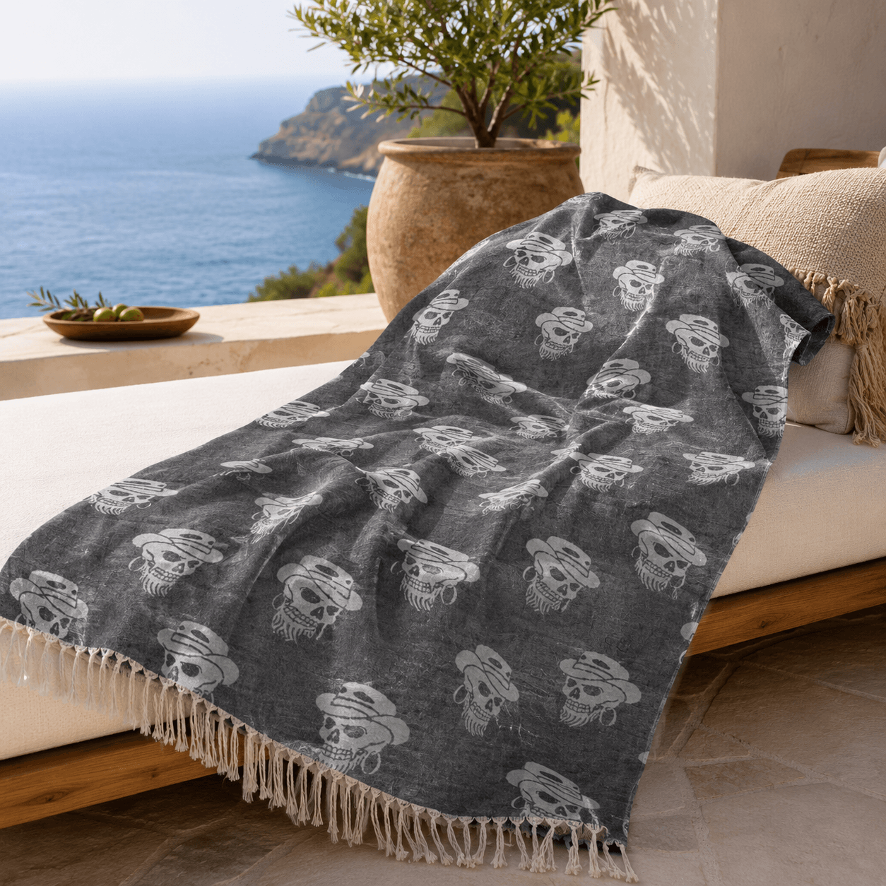 Nomad Skull Premium Jacquard Peshtemal OEKO-TEX®
