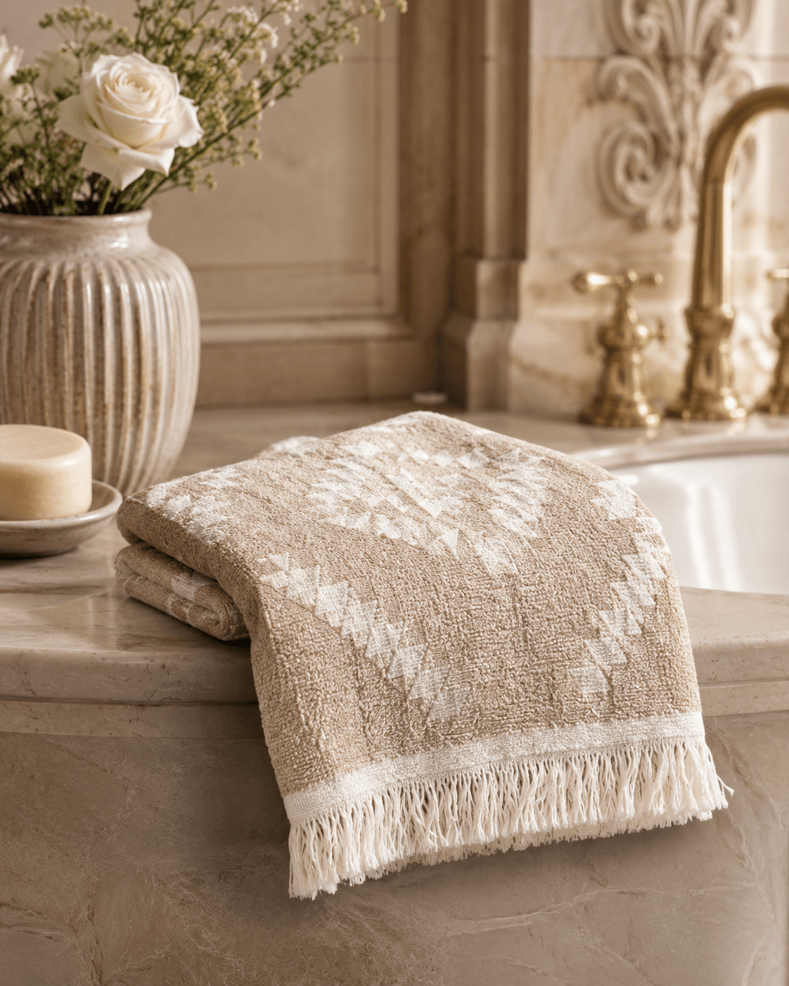 Hurrem Jacquard Ivory