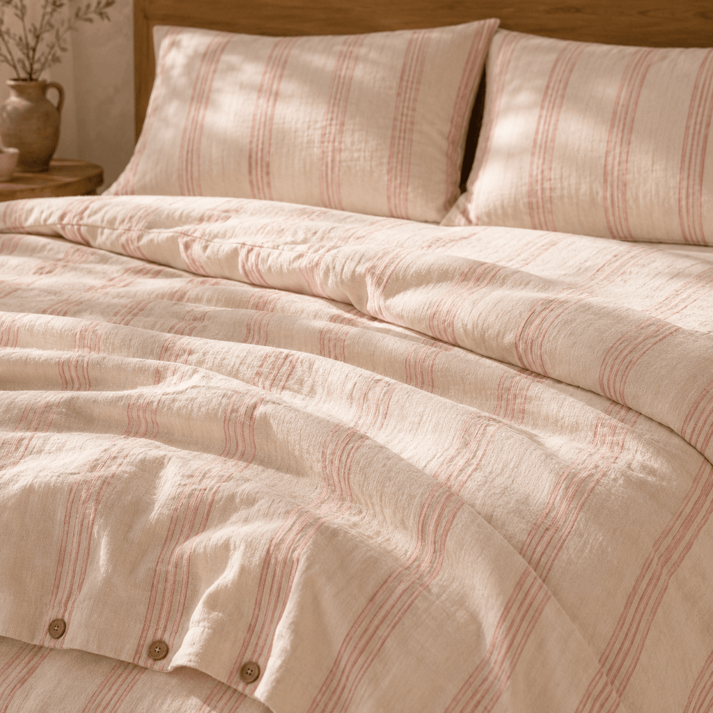 Stick OEKO-TEX® Certified Dobby Woven Cotton Duvet Cover Set – 3 Piece