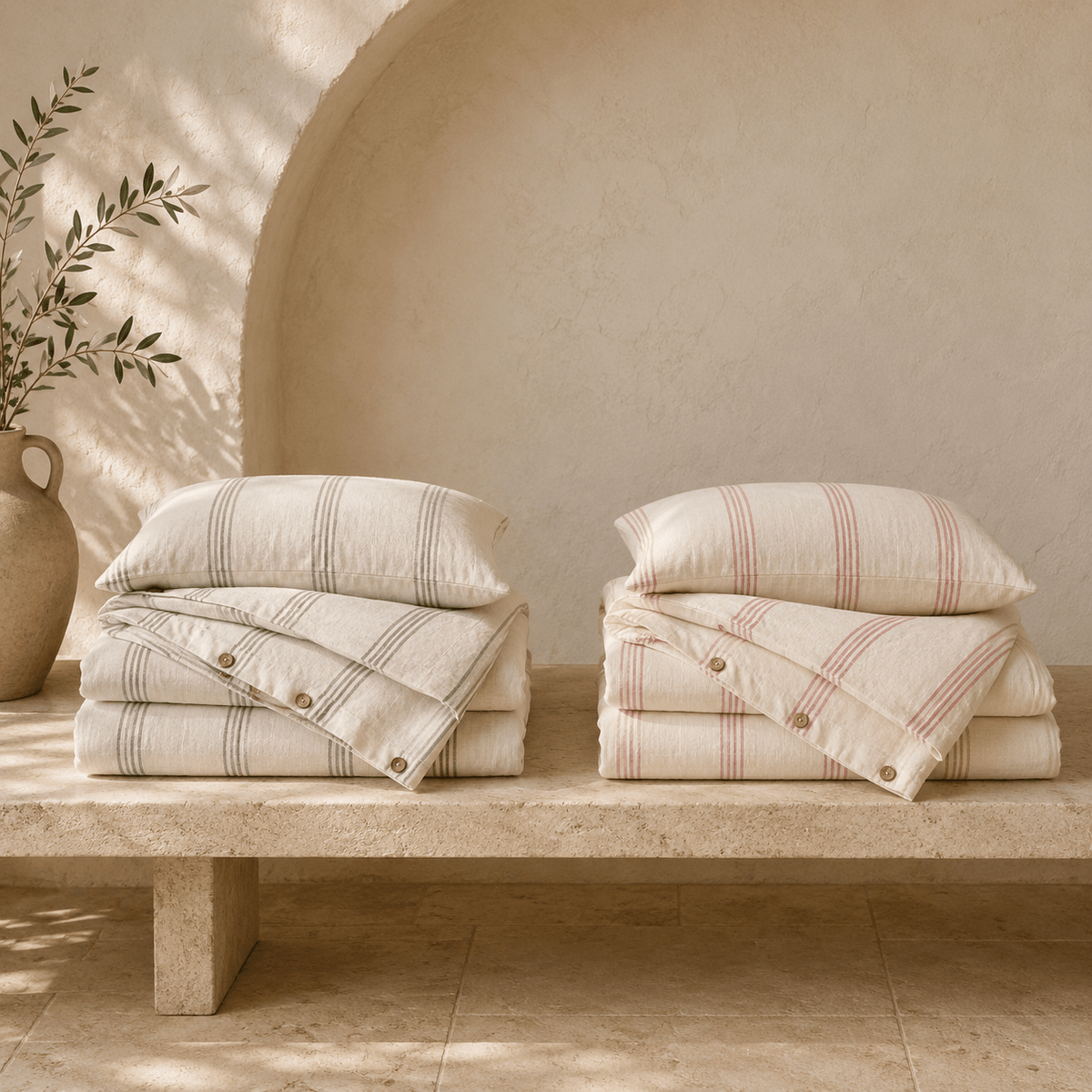 Stick OEKO-TEX® Certified Dobby Woven Cotton Duvet Cover Set – 3 Piece