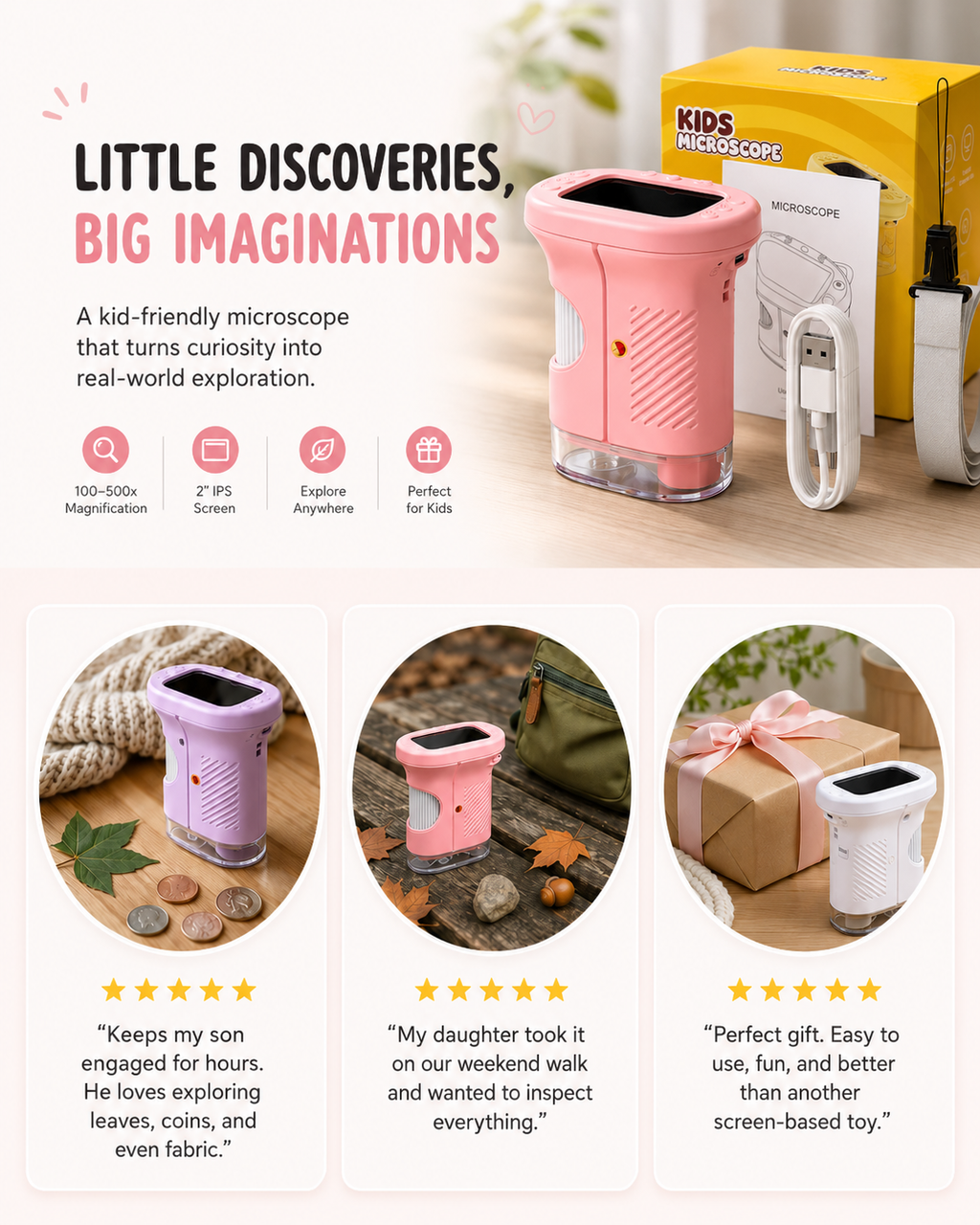 WonderScope Kids™ Microscope