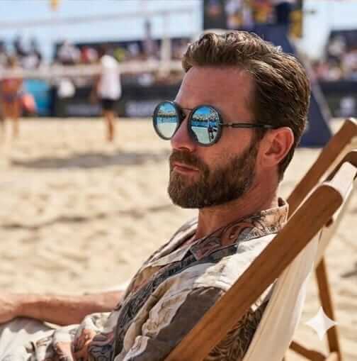 NovaTint ™ Polarized Adjustable Dimming ND9 Round Sunglasses